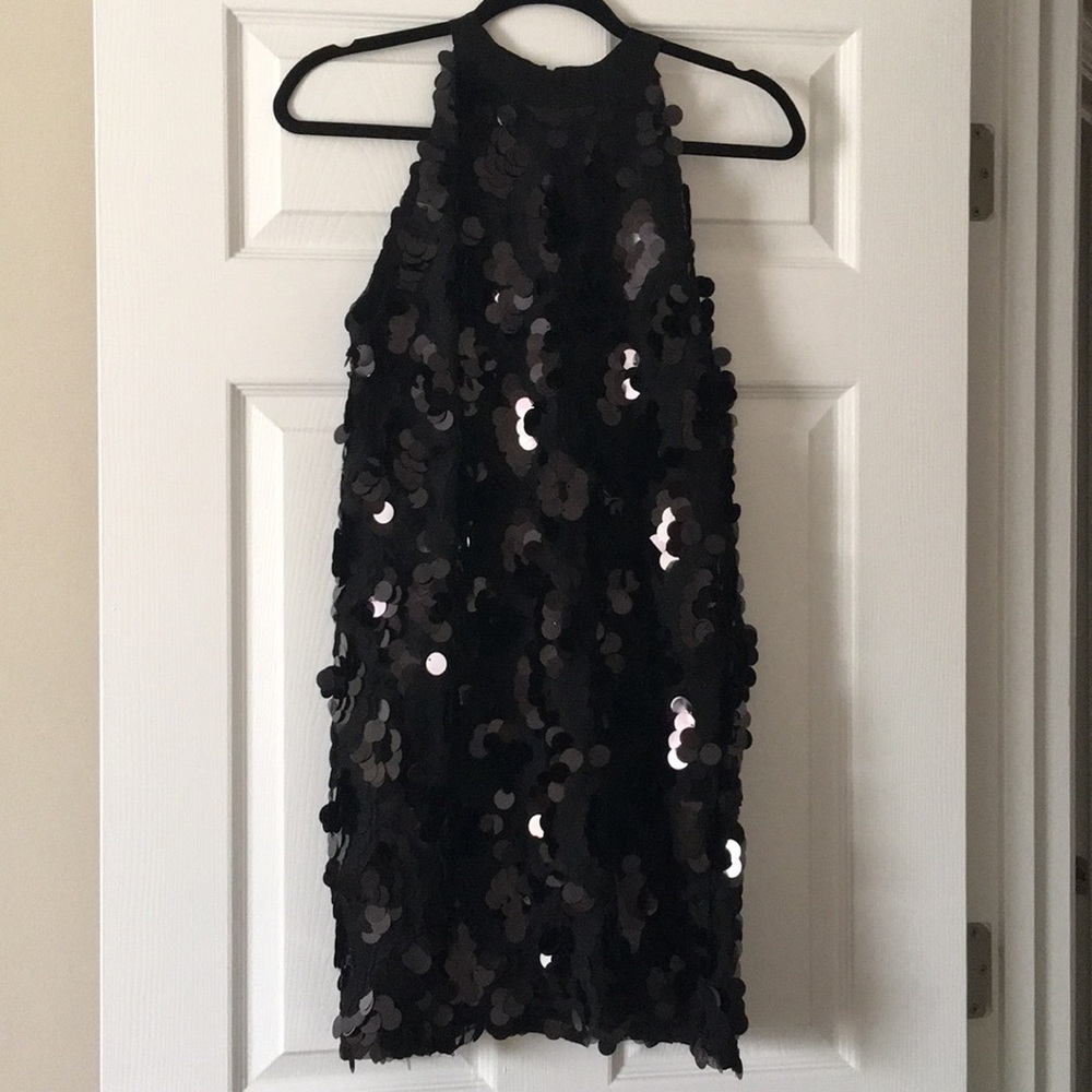 Sleeveless Sequin Dress